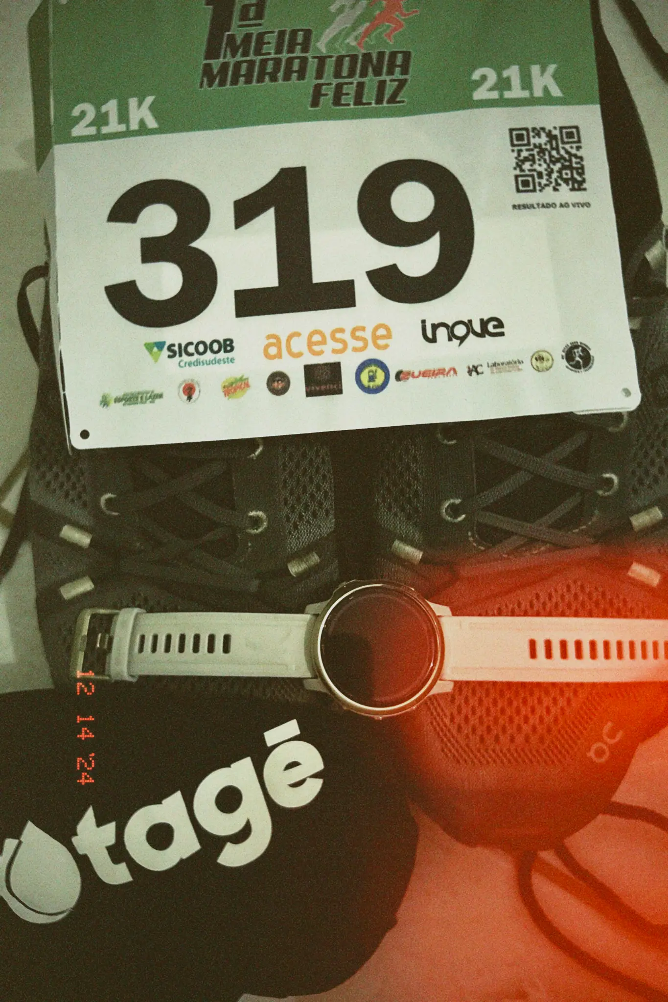 Número de corrida da meia maratona